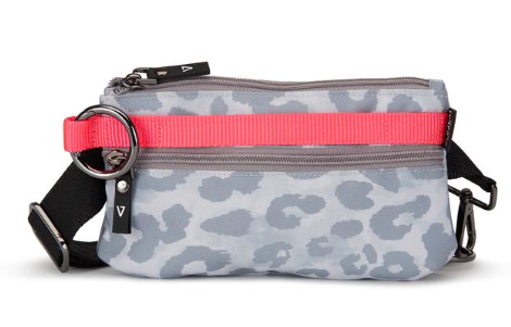 Image Title ANDI Urban Clutch - White Leopard Pop Pink
